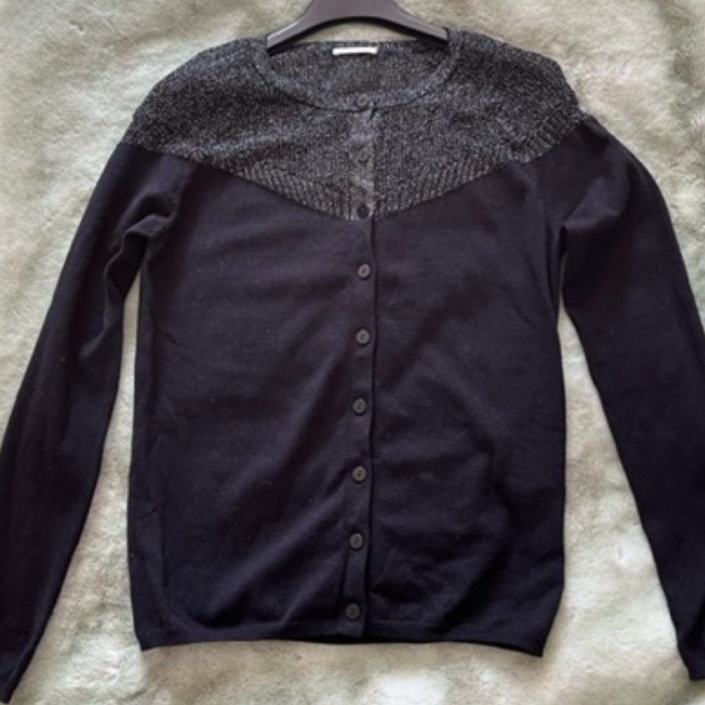 Black and silver Intimissimi cardigan